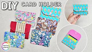 [DIY] So Simple! Card Holder | How to make Card Wallet  with 2 pocket