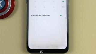 How to automatically hide navigation bar buttons on OPPO A31 Android 9