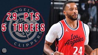 Norman Powell 29 pts 5 threes vs Jazz 24/25 season