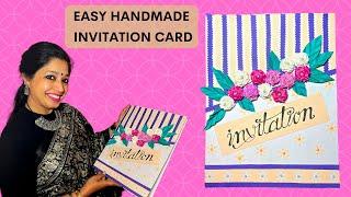 HOW TO MAKE INVITATION CARD | GREETING CARD | ASAN INVITATION CARD | EASY GREETING CARD IDEAS