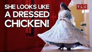 Mum Thinks Ice Queen Bride Looks "Like A Chicken" | Say Yes To The Dress: India | TLC India