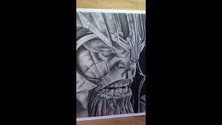 ️Drawing of Thanos  | Short Video | Kishan Gupta Arts️