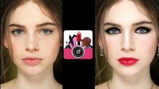 Best makeup app for Android Youcam Makeup. Mobile photo editing tutorial.