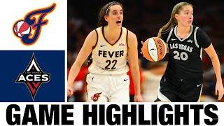 Indiana Fever vs Las Vegas Aces FULL GAME Highlights | 2024 Women's Basketball