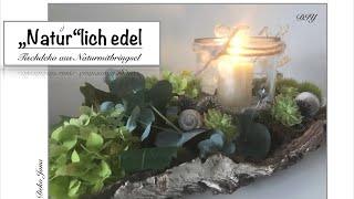 Spätsommer DIY: Dekoidee Natur pur, Mitbringsel edel in Szene setzen / Deko Jana