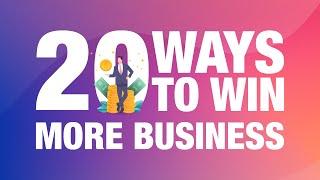 20 Ways To Win More Business - By Piyush Nagar, Sixth Sense