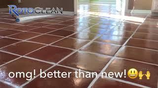 Total Mexican Tile refinishing in Collierville TN by RotoClean!