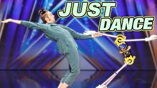 Acrobatic Feat by Daniel Simu and His Dancing Robot! | America's Got Talent 2024