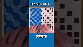 INSANE LEGO OPTICAL ILLUSION! #lovebricks #lego #shorts #opticalillusion