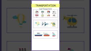 Transportation Vocabulary you should know #shorts #belajarbahasainggris #learnenglish