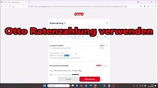 Otto Ratenzahlung verwenden - Bei Otto auf Raten zahlen finanzieren Tutorial