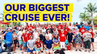 We Invited 130 PEOPLE TO GO ON A CRUISE WITH US - IT WAS INSANE!!