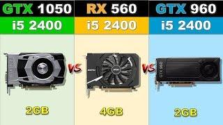 GTX 1050 vs RX 560 vs GTX 960 Newest Games Benchmarks @1080p