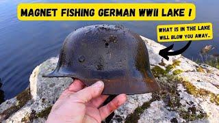 Magnet fishing incredible German WW2 lake. What is in this lake will blow  you away. AMAZING finds !