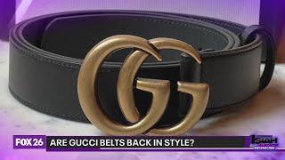 Gucci belts plucked from fashion obscurity