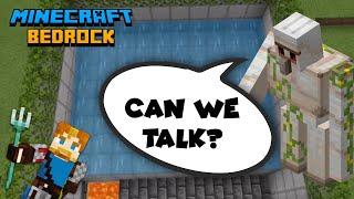 Easy and Quick Iron Farm!!! | Iron Farm Easy Minecraft [Minecraft Bedrock] #shorts