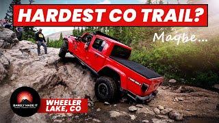 Is this the hardest offroad trail in Colorado? Maybe... Wheeler Lake Offroad Trail