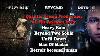 Quantic Dream production all big releases - Maker of Detroit Become Human