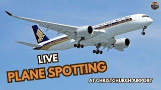  Saturday Morning Live Plane Spotting At Christchurch International Airport! 