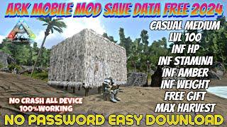 ARK MOBILE SAVE DATA | CASUAL MEDIUM | LVL 100 | INF HP | INF AMBER | FREE GIFT | MAX HARVEST