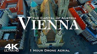 [4K] Best of VIENNA 2024  WIEN Drone Drohne | 1 Hour Aerial of the capital of AUSTRIA Österreich