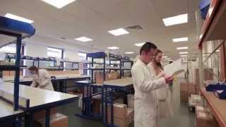 Working in logistics at Abcam
