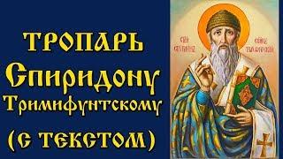 Тропарь Святителю Спиридону Тримифунтскому (Аудио Молитва с Текстом и Иконами)