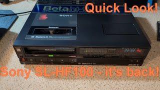 Quick look! Sony SL-HF100 Betamax - It's back! Ep 4 S1