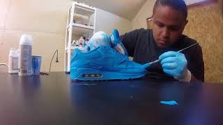 Custom Nike Air Max 90 "Photo Blue" + TIme Lapse