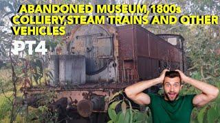 ABANDONED MUSEUM, TRAIN REPAIR,1800s COLLIERY, Pt 4