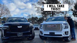 2021 Cadillac Escalade vs 2021 Yukon Denali, here's why I would take the Yukon Denali.