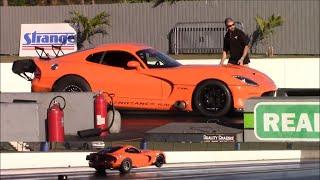 2000+ HP Twin Turbo Viper Does Wheelie and Goes Faster and Faster!