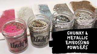 All about new Embossing Powders by Lindy's Gang