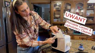 Demonstration of the UWANT Portable Carpet cleaner #cleaner #carpetcleaning #upholstery