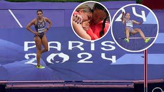 American heptathlete Chari Hawkins breaks down after costly mistake (Latest)