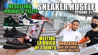 SNEAKER HUSTLE | EP 31: UNBOXING AF1 ORANGE SKELETON, SNEAKER RESELLING VLOG + MEETING @shotbylaquica