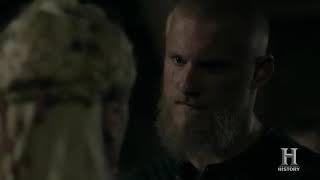 Vikings S05E16 - Bjorn says goodbye to Ubbe and Torvi as he leaves Wessex