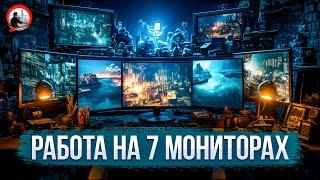 7 мониторов - отличное решение для программиста