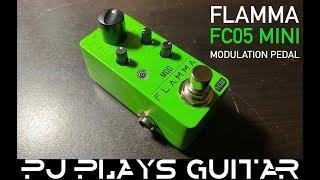 Flamma FC05 Mini Modulation Pedal Demo and Review