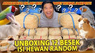 UNBOXING 12 BESEK MISTERIUS ISI HEWAN RANDOM! APAKAH KITA AKAN DAPET JACKPOT KALI INI?!