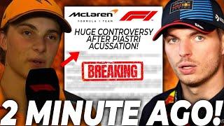 HUGE TENSION At Max Verstappen After Oscar Piastri's SHOCKING CRITICISM! Lawson WANTS Alonso OUT