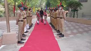 NCC Cadets on drill.