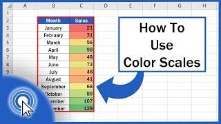 How to Use Color Scales in Excel (Conditional Formatting)