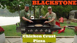 Delicious Chicken Crust Pizza | Blackstone Griddle