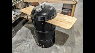 DIY BBQ smoker - Ugly Drum Smoker - 55 gallon steel drum