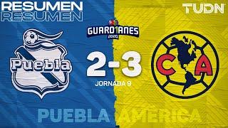 Resumen y goles | Puebla 2-3 América | Guard1anes 2020 Liga Mx - J9 | TUDN