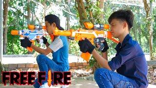 NERF WAR FREE FIRE IS REAL BATTLE