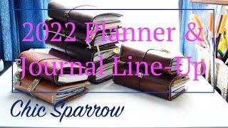 2022 Planner & Journal Line-Up; Chic Sparrow(From Pocket to A5 sizes) Ramblings. 