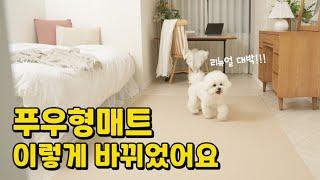 강아지매트 이제 주문제작, 복도형, 컬러샘플도 받아보세요!! (+푸우형매트 리뉴얼 이벤트)