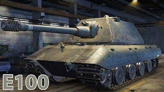 World of Tanks RIDE ON a HUGE TANK E100 Game cartoon for children WOT